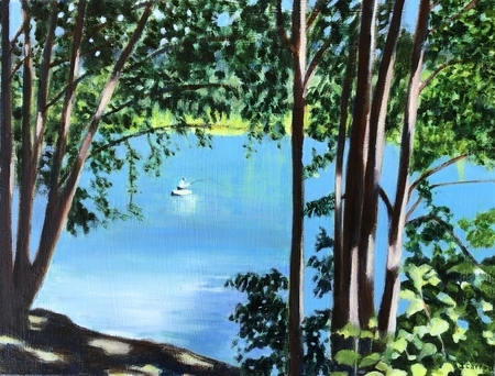 Quiet Scene on Whistler Path